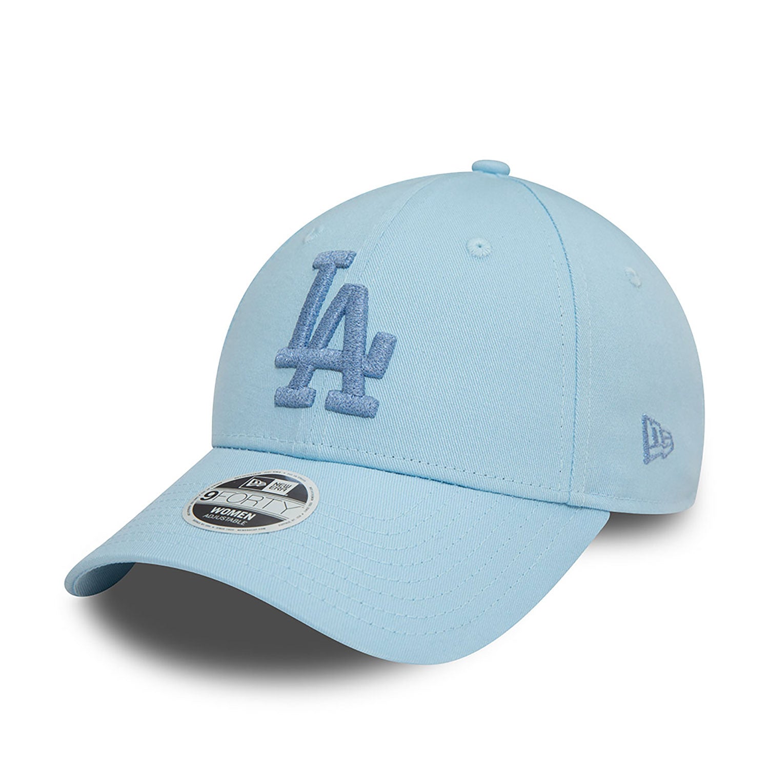 New Era LA Dodgers Metallic Damen 9FORTY Verstellbare Cap Pastellblaue