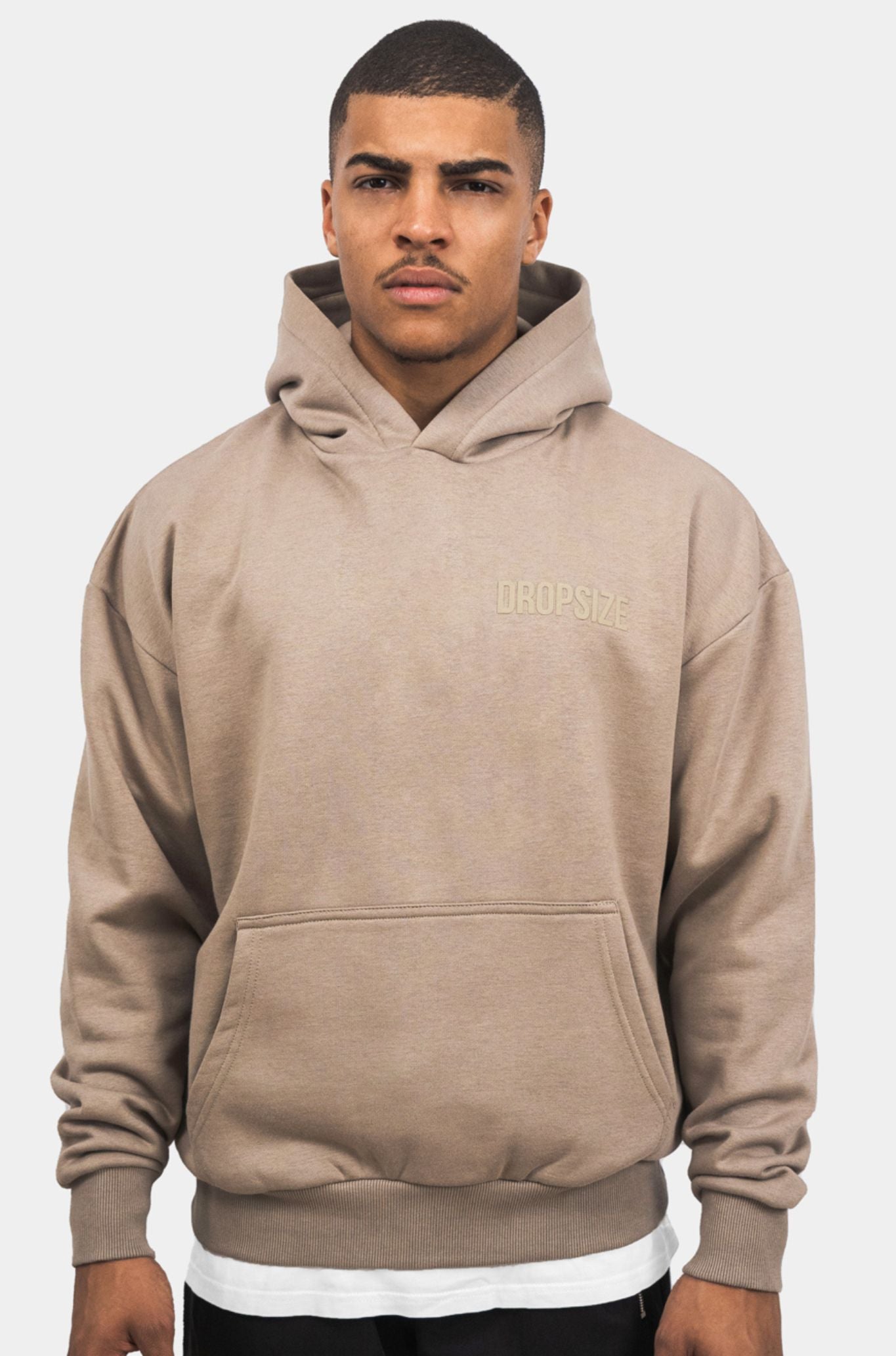 Dropsize Heavy Oversized Essentials Silver Mink-reserve