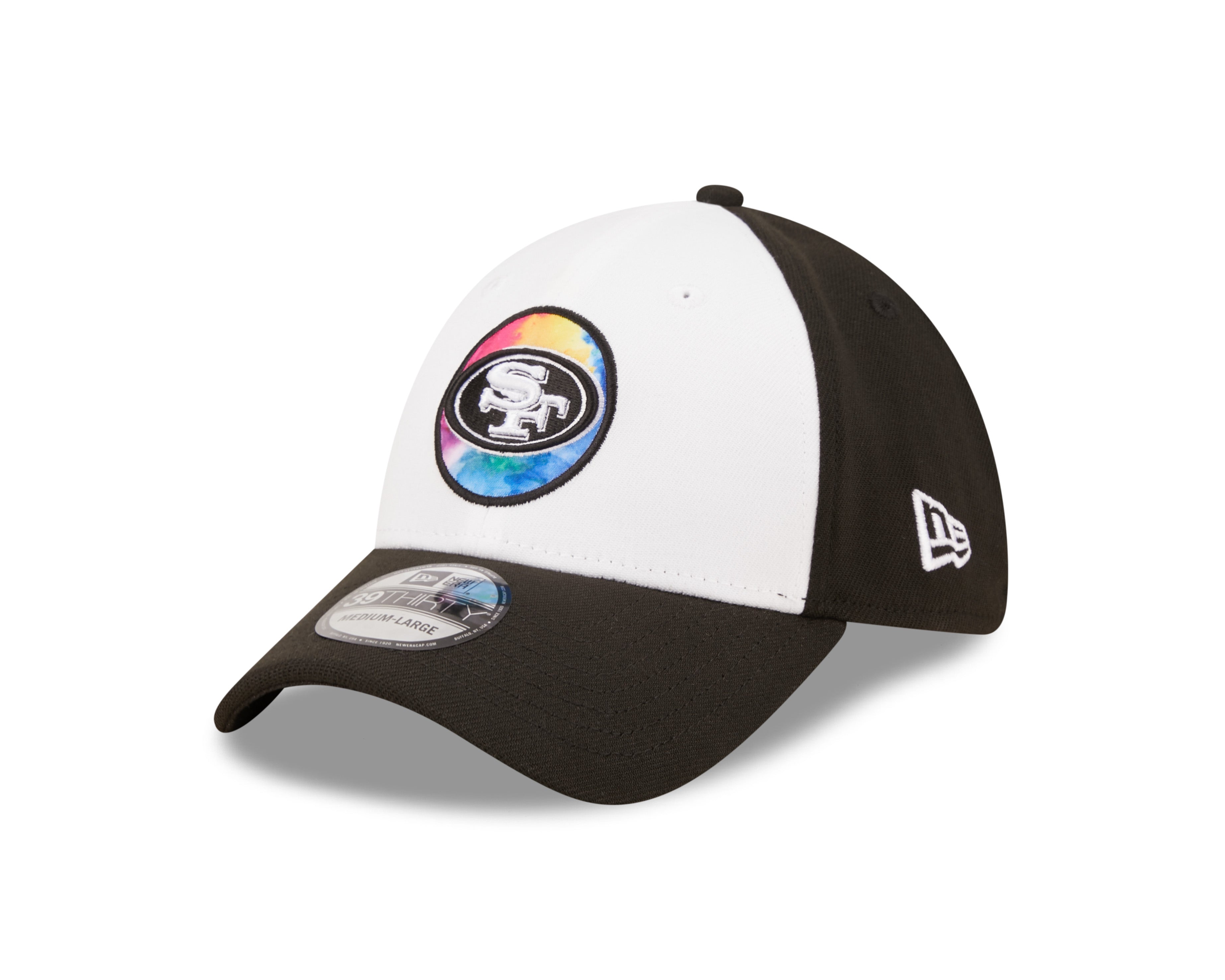 New Era SAN FRANCISCO 49ERS NFL 39THIRTY Stretch Fit Cap Black/ White New Era SAN FRANCISCO 49ERS NFL 39THIRTY Stretch Fit Cap Black/ White