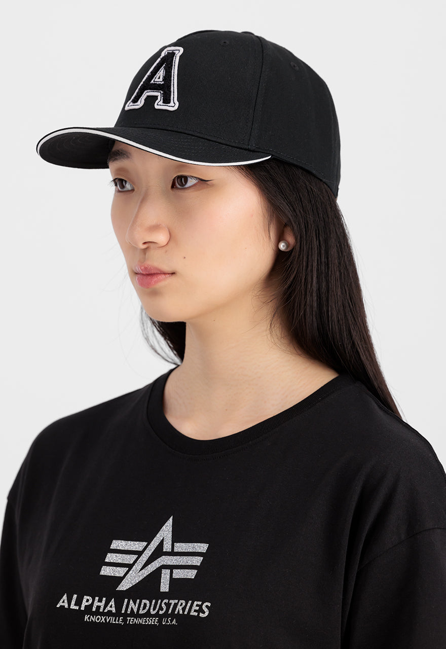 Alpha Industries College Cap Black