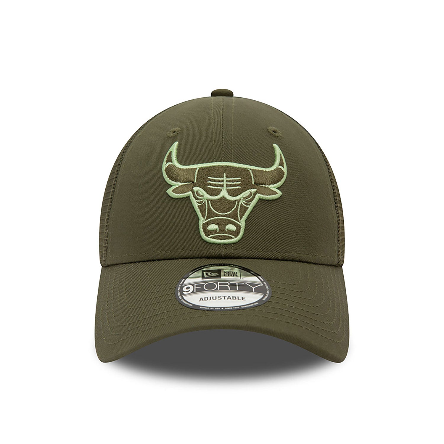 New Era Chicago Bulls NBA 9FORTY Trucker Cap Green