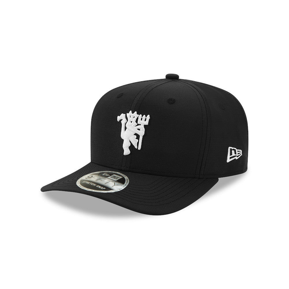 New Era Manchester United Ripstop 9FIFTY Stretch Snap Cap Black