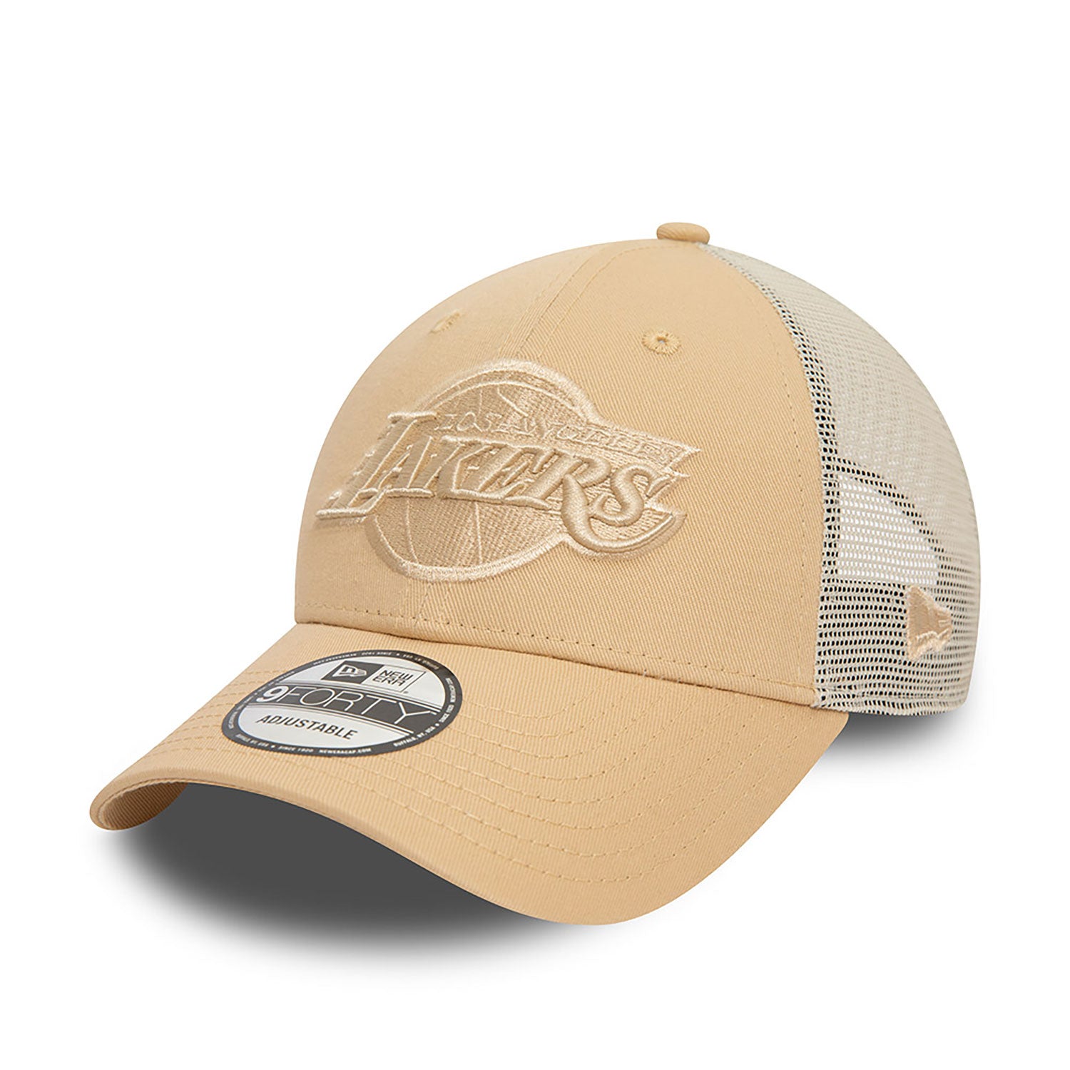 New Era LA Lakers NBA 9FORTY Trucker Cap Beige New Era LA Lakers NBA 9FORTY Trucker Cap Beige