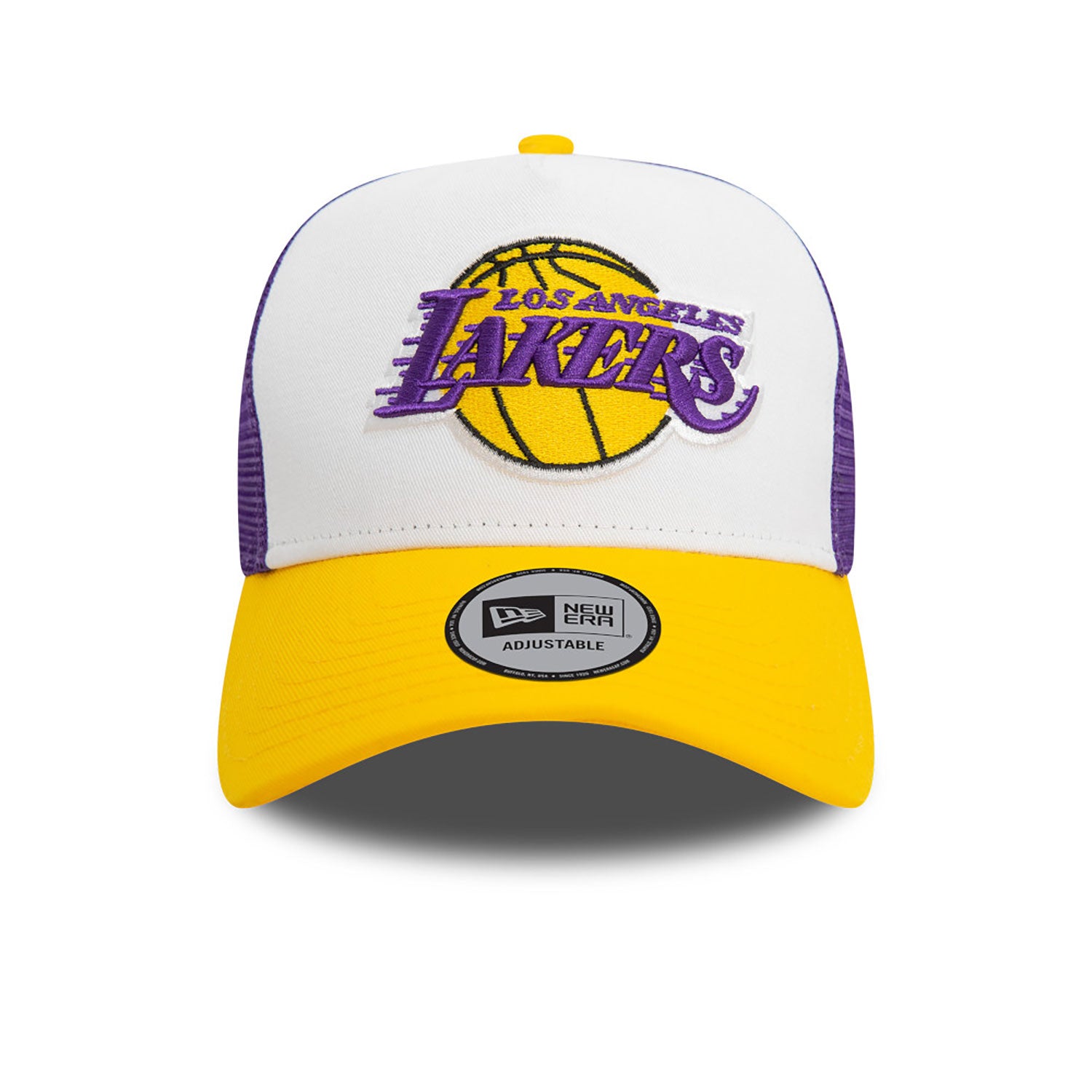 New Era LA Lakers NBA 9FORTY A-Frame Trucker Cap Yellow