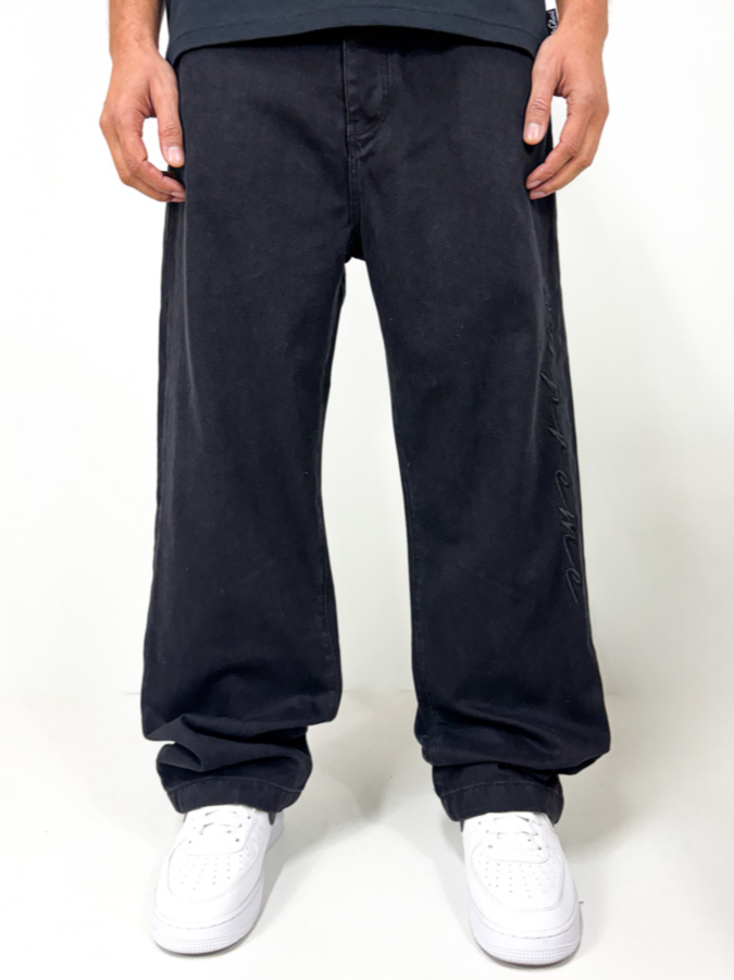 DADA Supreme Supreme Baggy Fit Jeans Black DADA Supreme Supreme Baggy Fit Jeans Black