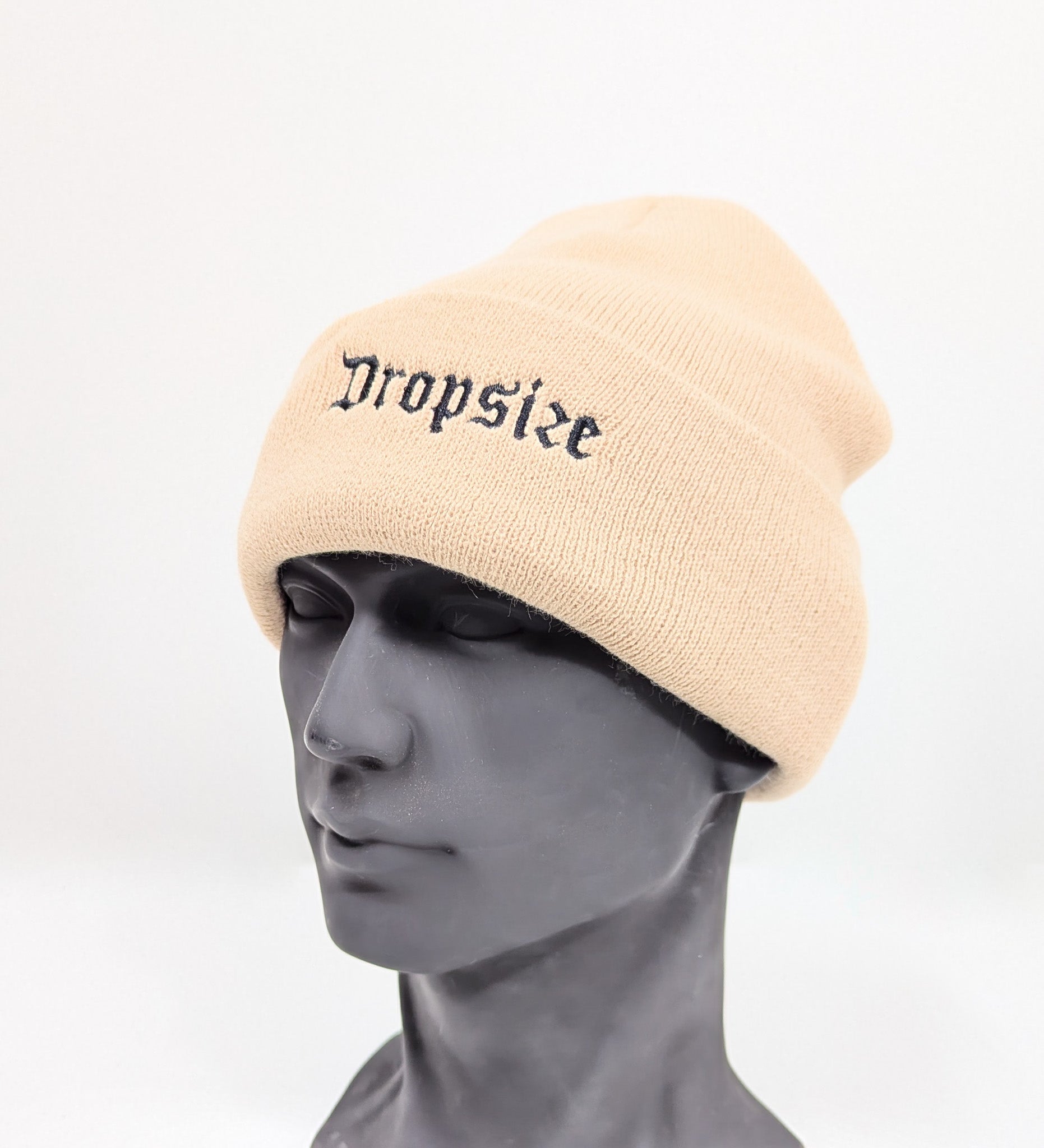 Dropsize Logo Beanie Light Brown