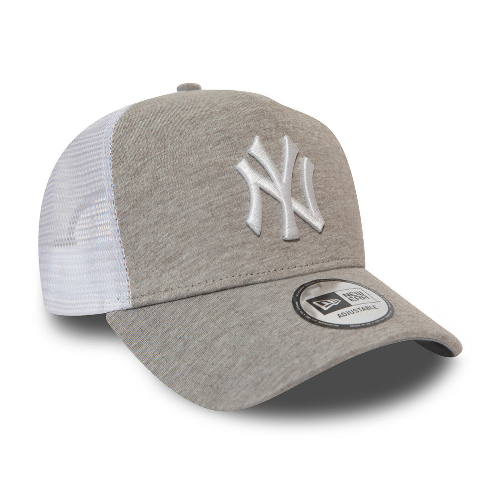 New Era New York Yankees Jersey Essential A-Frame Trucker Cap Grey