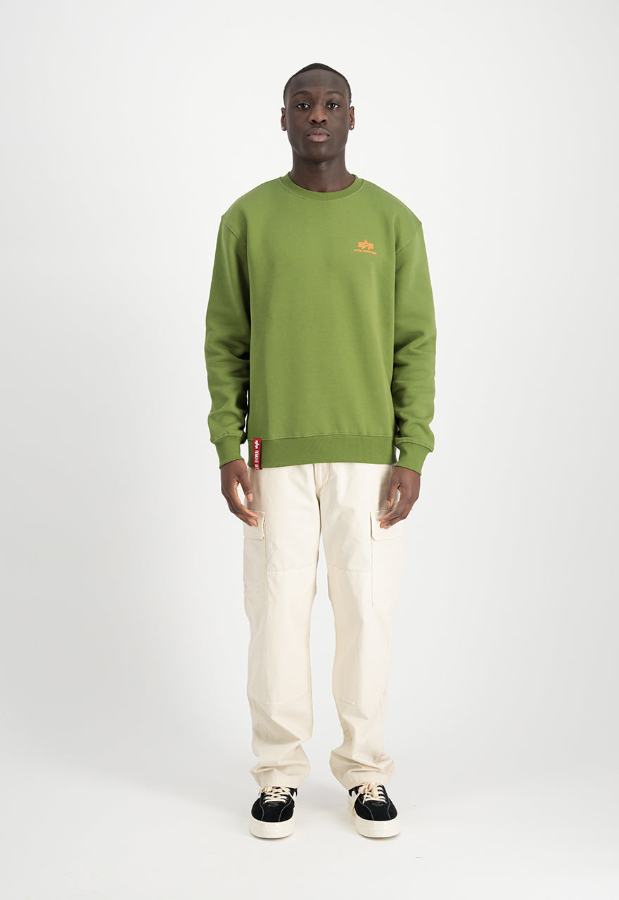 Alpha Industries Basic Sweater Small Logo Moos Green