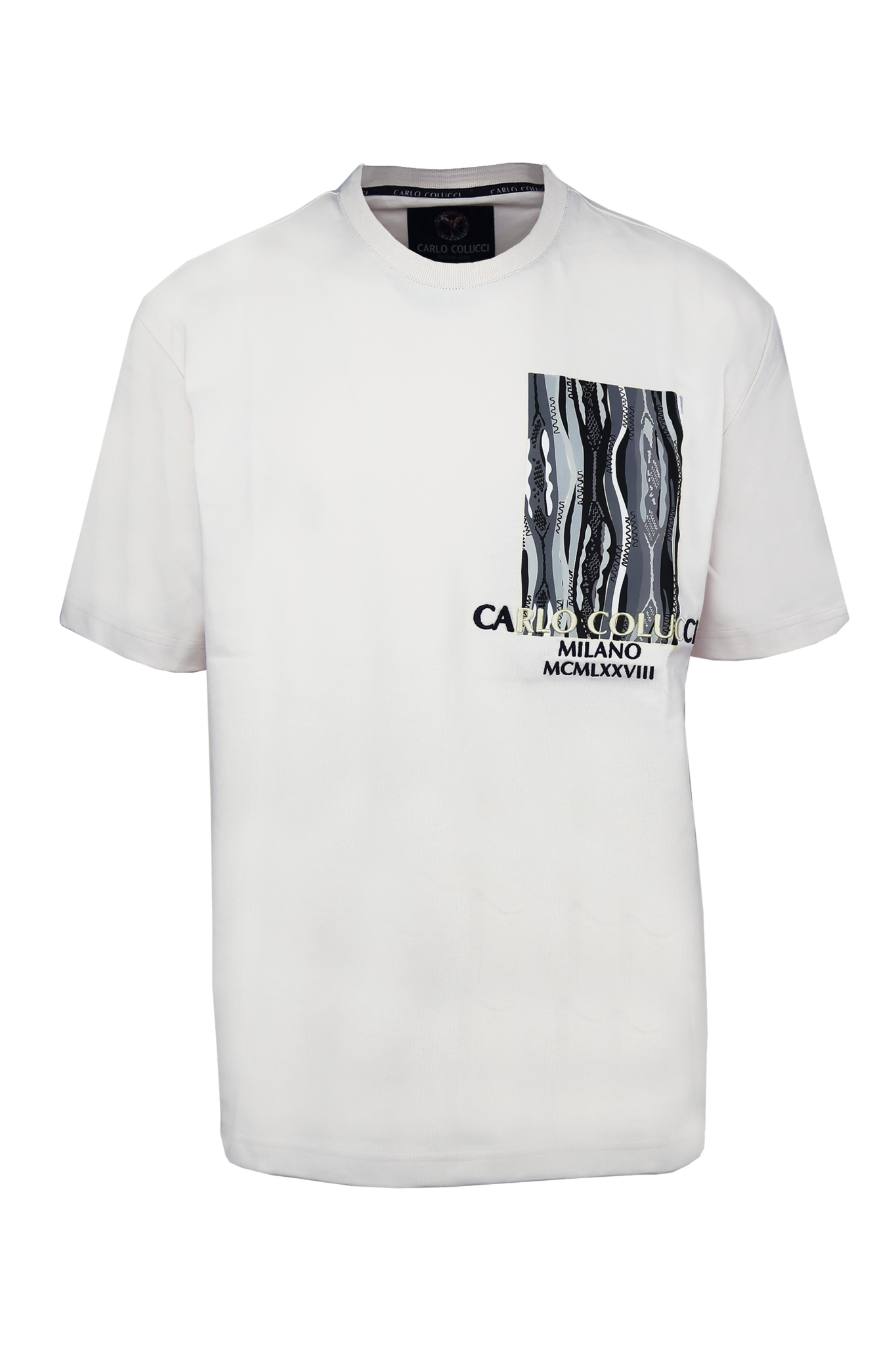 Carlo Colucci T-Shirt Milano Creme