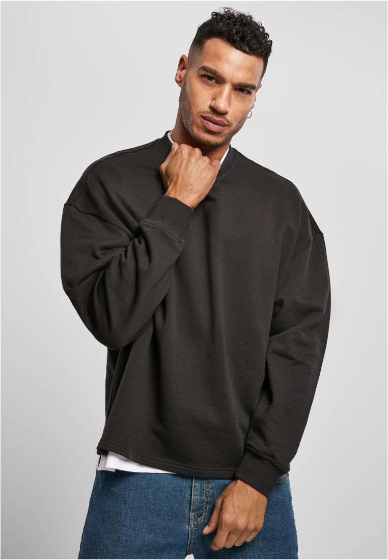 Urban Classics Organic Oversized Boxy Crewneck Black Urban Classics Organic Oversized Boxy Crewneck Black