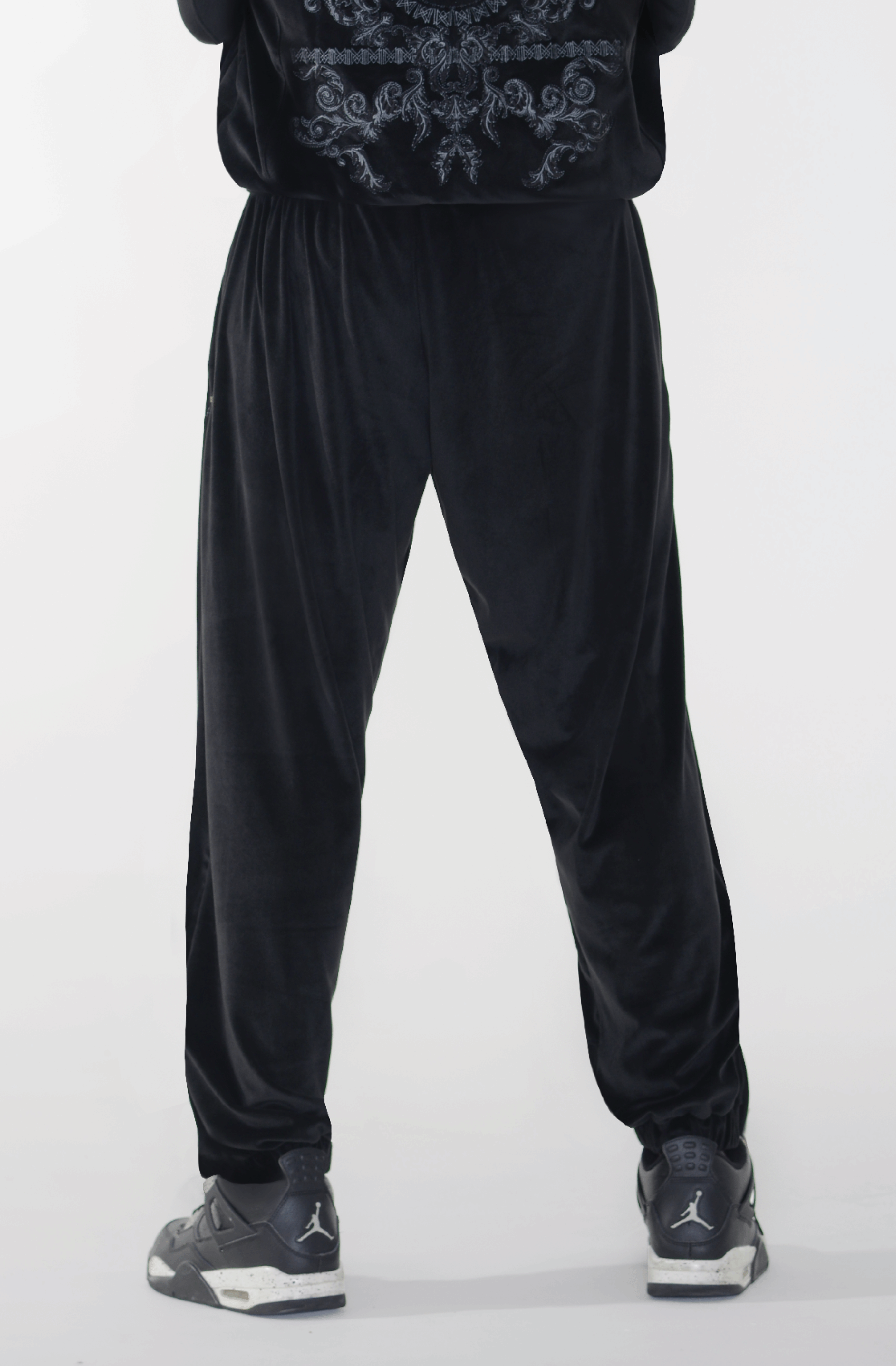 Massari G's Velour Suit Pants Black Massari G's Velour Suit Pants Black