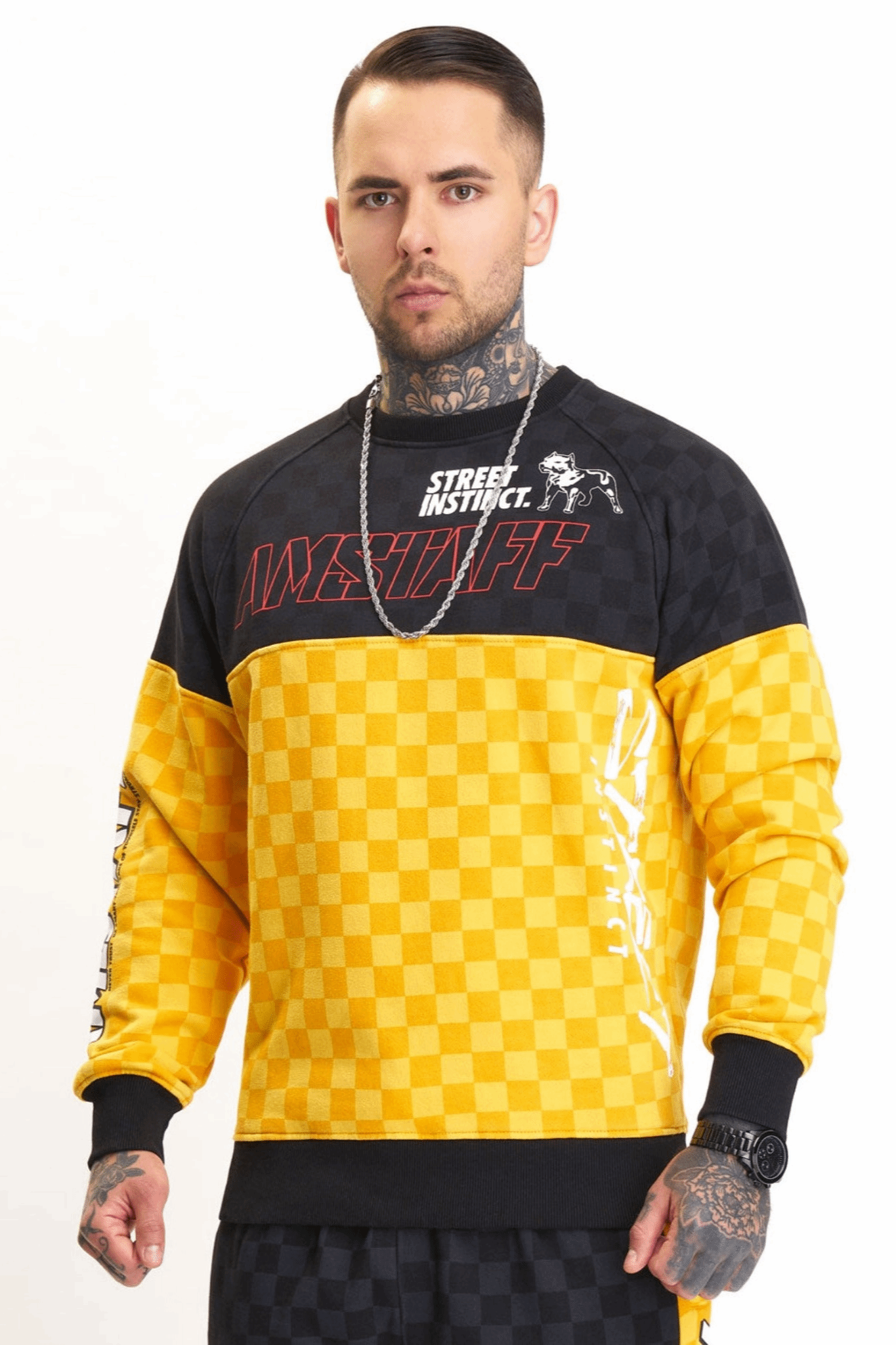 Amstaff Dexta Sweatshirt Yellow