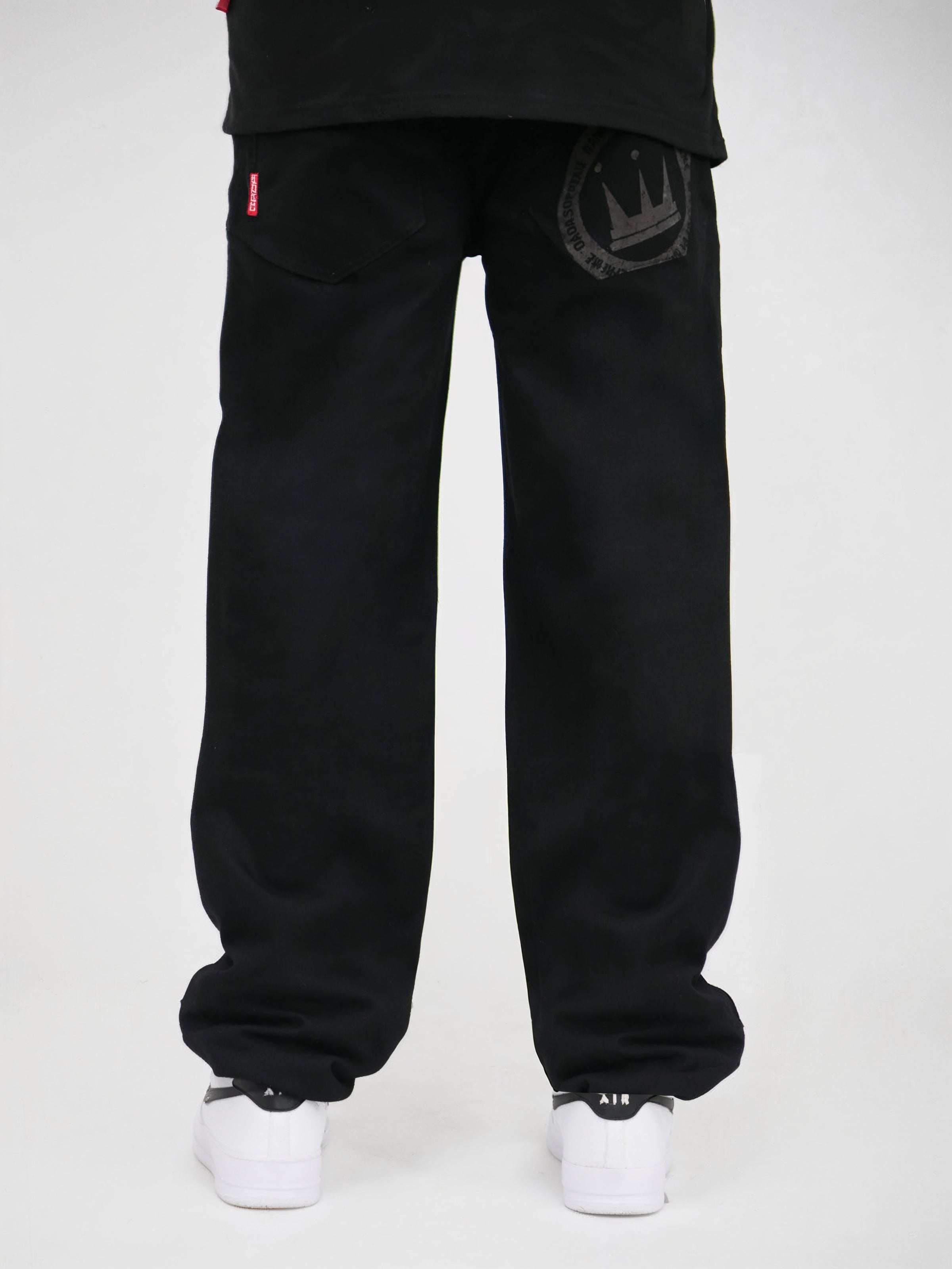 Dada Supreme Coin Crown Loose Fit Jeans Black Dada Supreme Coin Crown Loose Fit Jeans Black