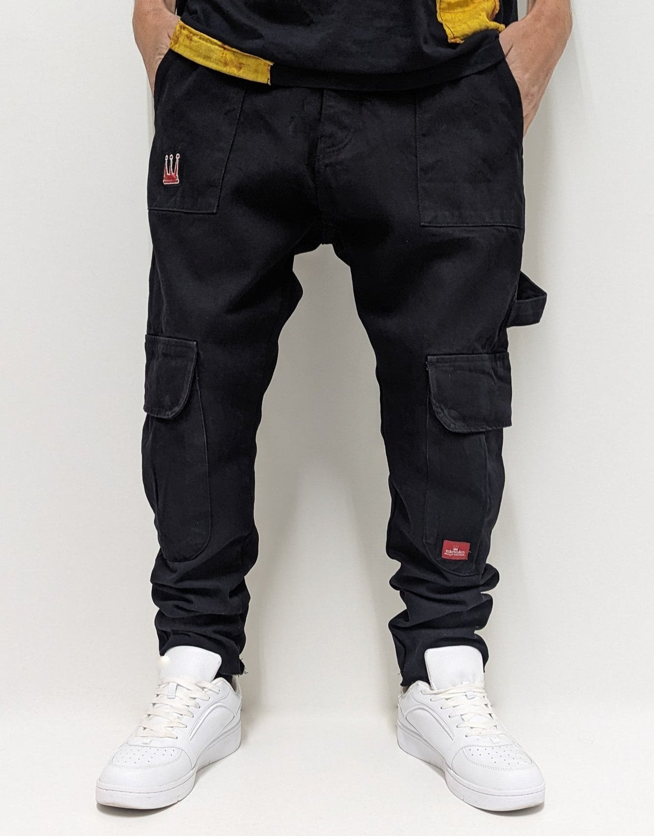 DADA Supreme Worker Slim Cargo Jeans Black DADA Supreme Worker Slim Cargo Jeans Black