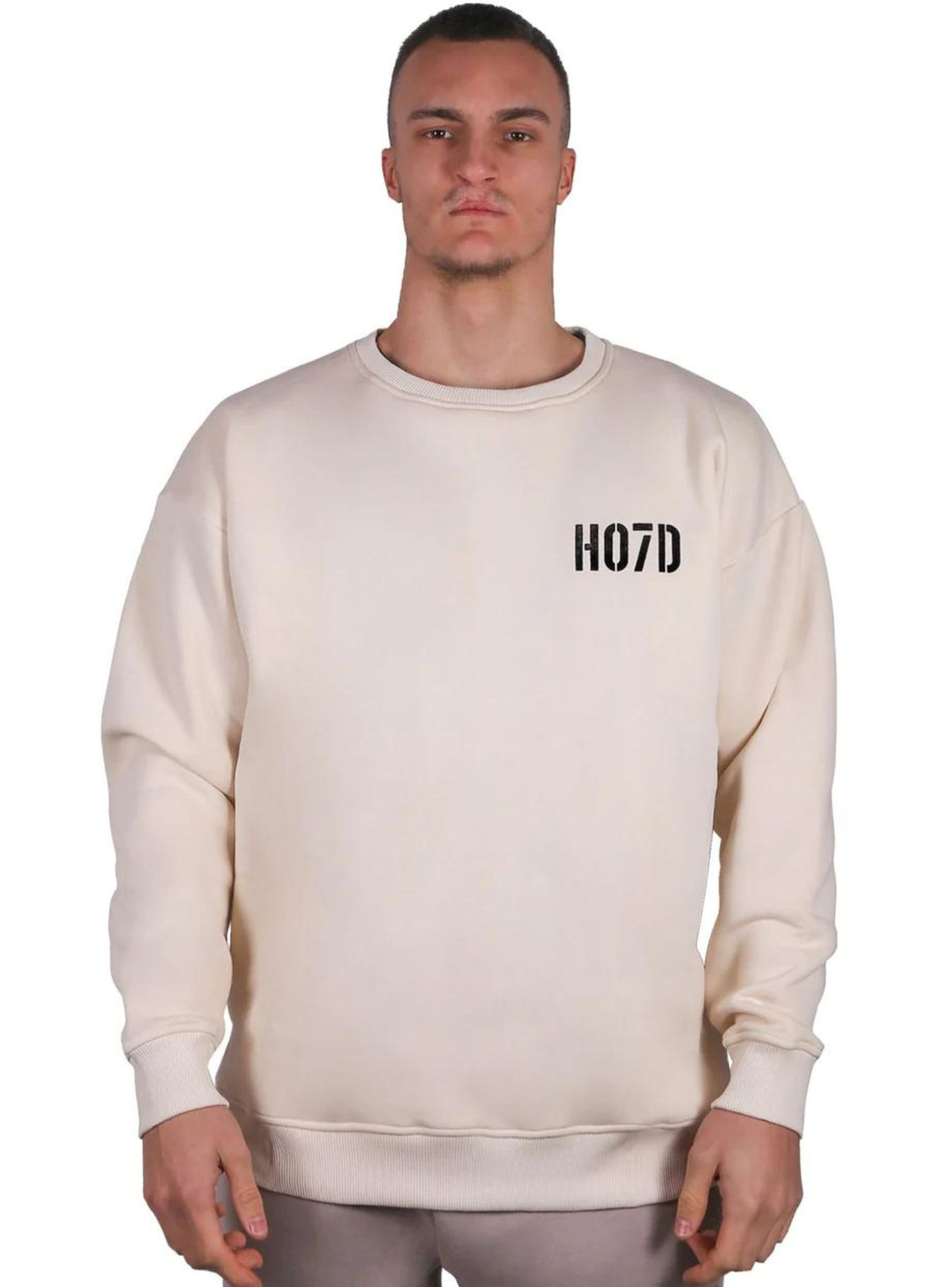 Hoodstar Sweatshirt H07D Beige