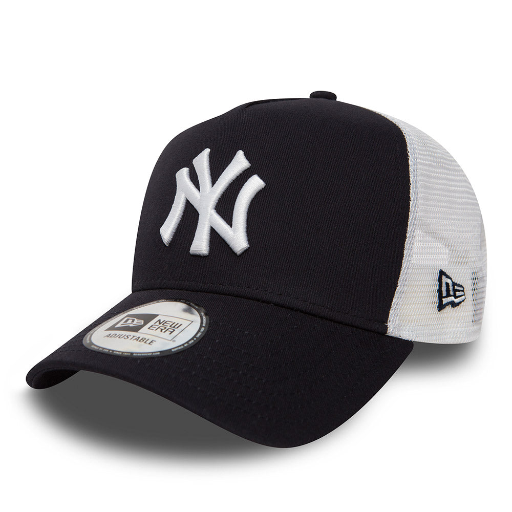 New Era New York Yankees A-Frame Trucker Cap Dark Blue