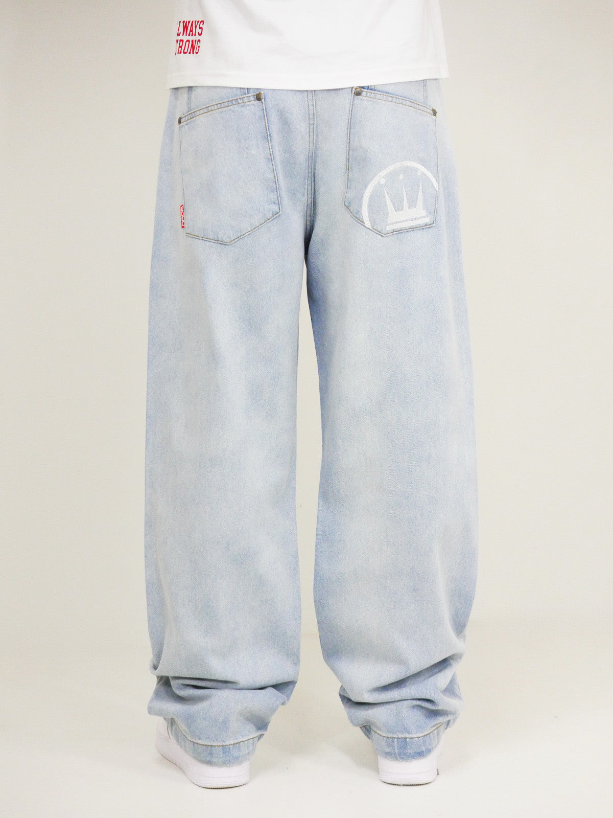 DADA Supreme Freedom Baggy Fit Jeans Ice Blue DADA Supreme Freedom Baggy Fit Jeans Ice Blue