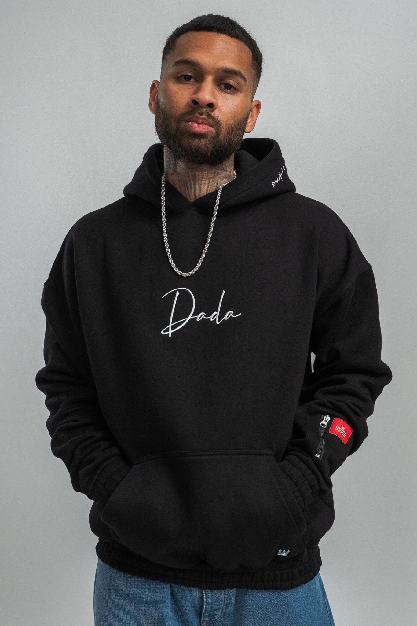 Dada Supreme Signature Logo Heavy Hoodie Black Dada Supreme Signature Logo Heavy Hoodie Black