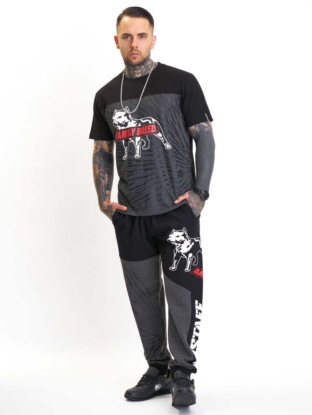 Amstaff Barco T-Shirt Black/Grey