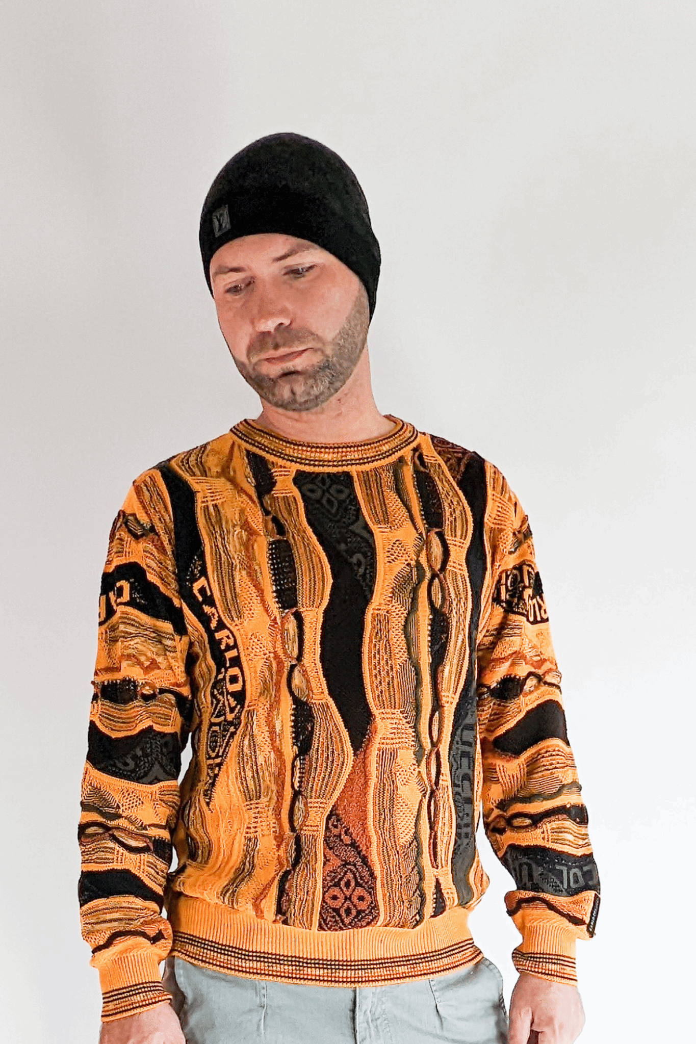 Carlo Colucci Strick Pullover Mulitcolor