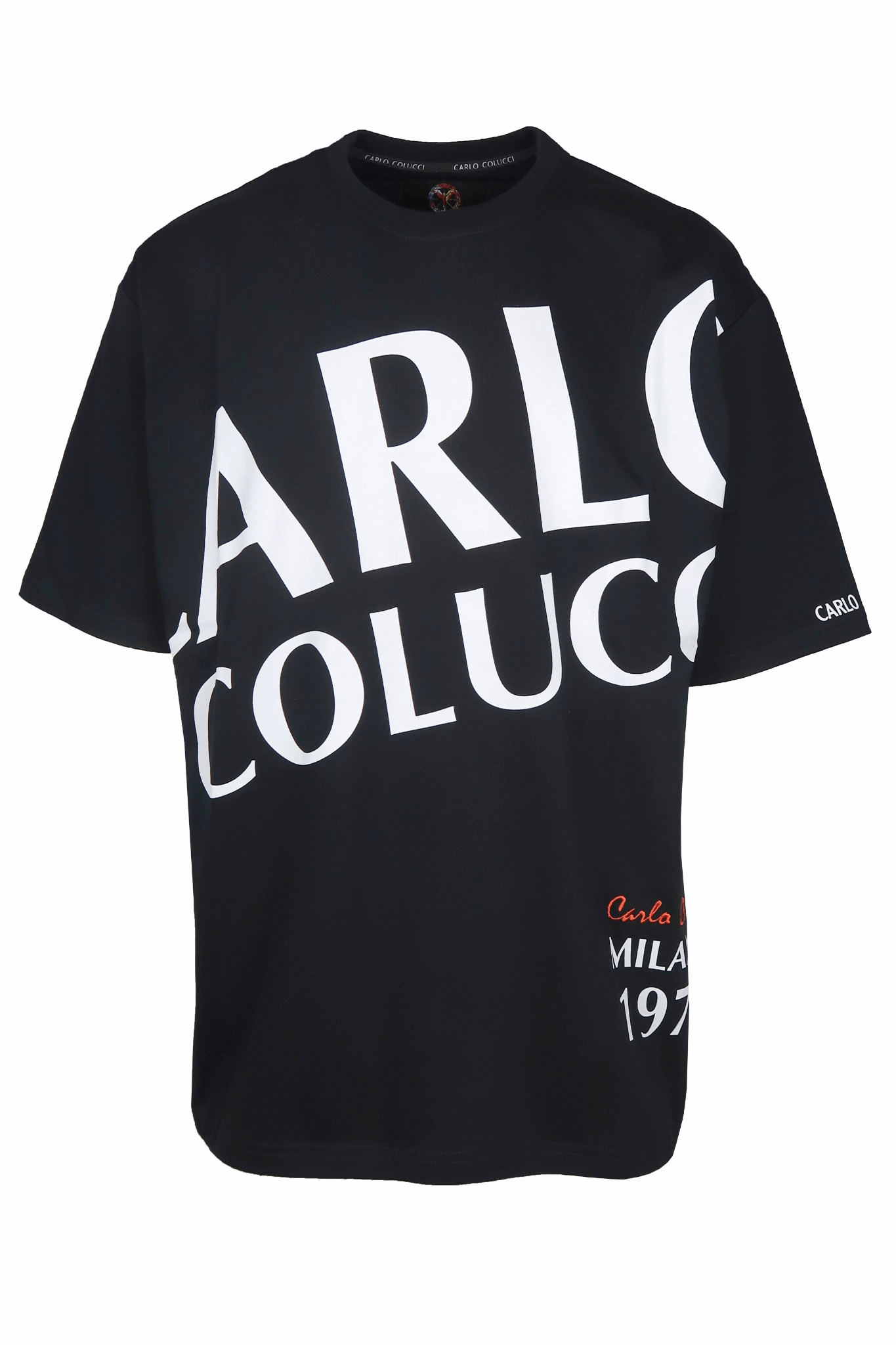 Carlo Colucci Big Logo T-Shirt Black